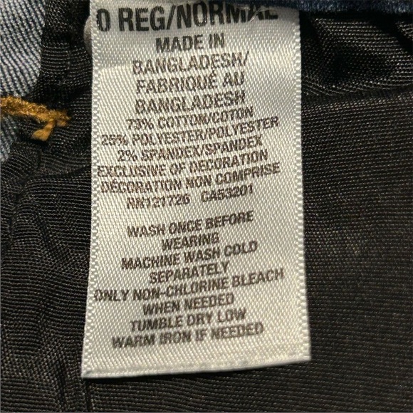 Aeropostale Women's High Waisted Jeggings Dark Blue Denim Size 0 - Picture 6 of 9